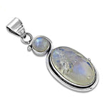 Load image into Gallery viewer, 925 Sterling Silver Moonstone Pendant for Women | Gemstone Jewelry

