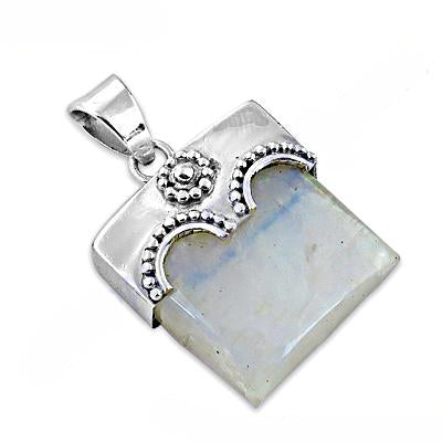 925 Silver Moonstone Pendant for Women | Gemstone Jewelry Gift