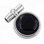 Load image into Gallery viewer, 925 Sterling Silver Black Onyx Cufflinks for Men | Gift
