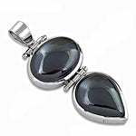 Load image into Gallery viewer, Silver Hematite Pendant Necklace for Women | Gemstone Jewelry
