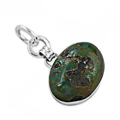 925 Sterling Silver Turquoise Pendant for Women | Gemstone Jewelry