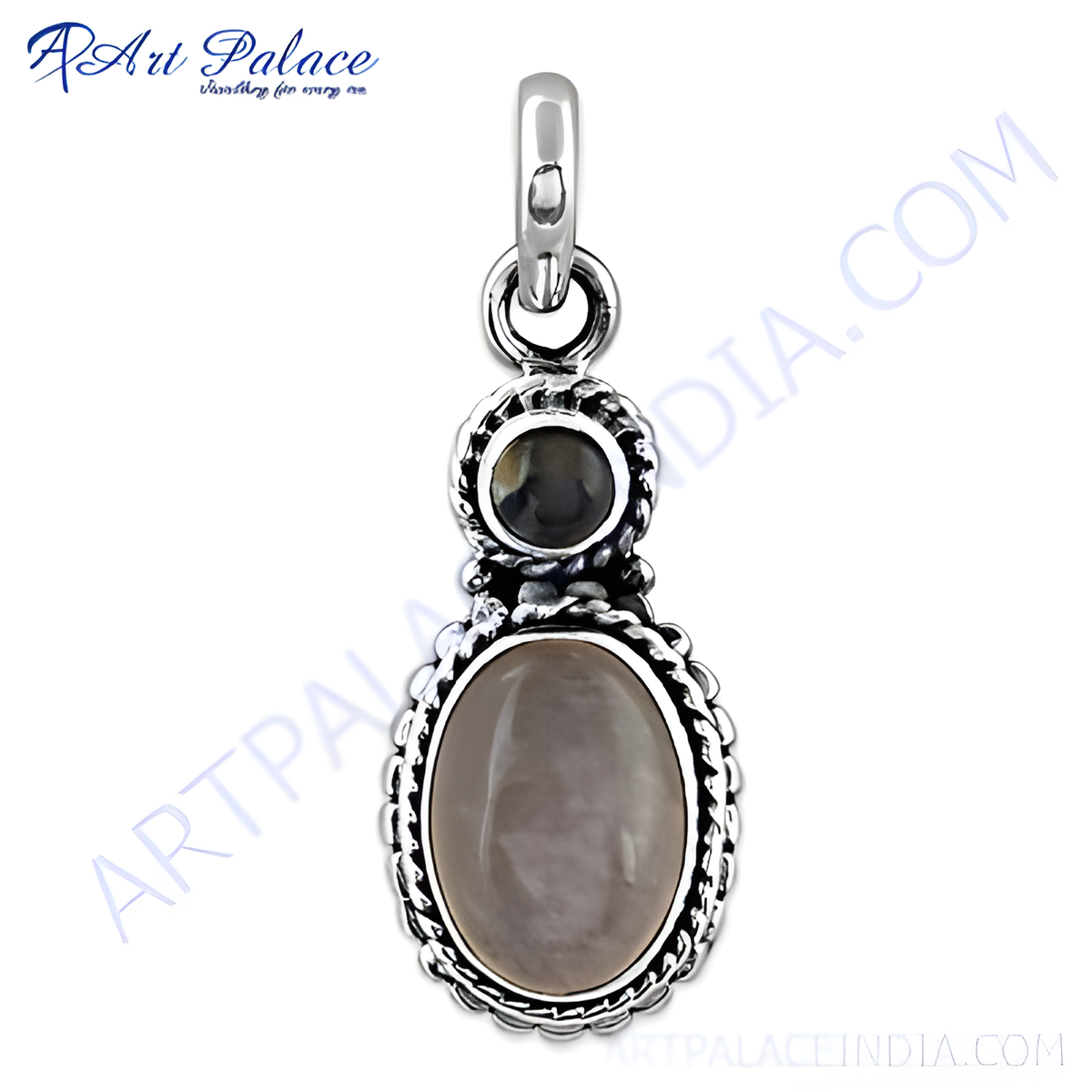 925 sterling silver moonstone pendant, oval gemstone, women's jewelry, silver charm