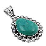 Load image into Gallery viewer, 925 Silver Turquoise Pearl Pendant for Women | Gemstone Jewelry
