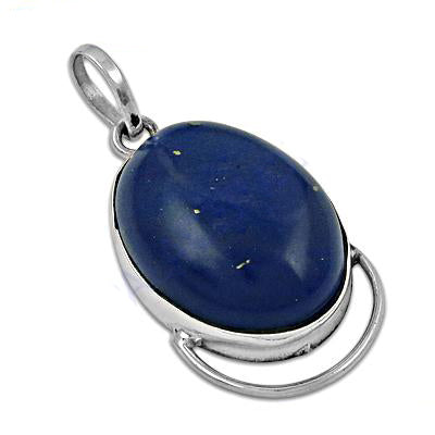 925 Silver Lapis Lazuli Pendant for Women | Gemstone Jewelry