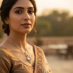 Load image into Gallery viewer, 925 Silver Gemstone Pendant for Women | Daily Wear Necklace
