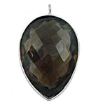 Load image into Gallery viewer, 925 Silver Smoky Quartz Teardrop Pendant | Women's Jewelry Gift
