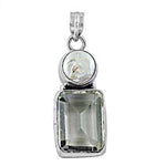 Load image into Gallery viewer, 925 Silver Pearl &amp; Gemstone Pendant for Women | Daily Wear
