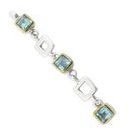 Load image into Gallery viewer, 925 Silver Blue Topaz Bracelet for Women | Daily Wear

