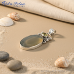 Load image into Gallery viewer, 925 Silver Chalcedony Pendant | Citrine Gemstone | Women's Gift
