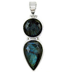 Load image into Gallery viewer, 925 Silver Labradorite Pendant for Women | Gemstone Jewelry
