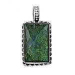 Load image into Gallery viewer, 925 Silver Green Gemstone Pendant for Women | Daily Wear Gift

