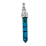 将图像加载到图库查看器中， 925 Silver Turquoise Pendant for Women | Gemstone Jewelry
