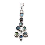 Load image into Gallery viewer, 925 Silver Labradorite Pendant for Women | Gemstone Jewelry
