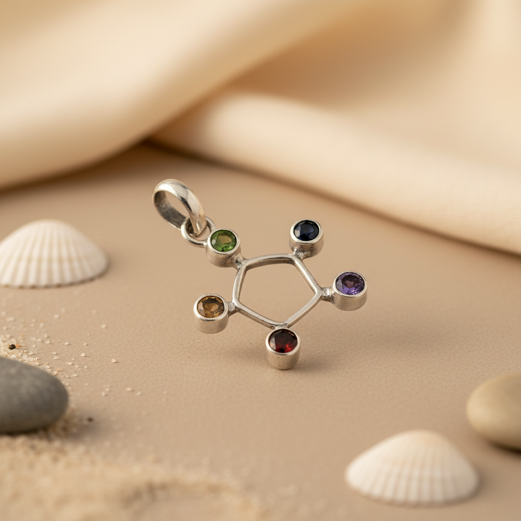 925 Silver Gemstone Pendant Necklace for Women | Colorful Jewelry