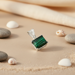 Load image into Gallery viewer, 925 Silver Malachite Pendant for Women | Gemstone Jewelry
