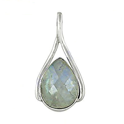 925 Silver Moonstone Teardrop Pendant | Women's Jewelry Gift