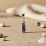 Load image into Gallery viewer, 925 Silver Amethyst Pendant for Women | Gemstone Jewelry
