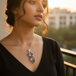 Load image into Gallery viewer, Colgante de amatista en plata 925 para mujer | Joyería con piedras preciosas
