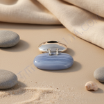 Load image into Gallery viewer, 925 Silver Blue Lace Agate Pendant for Women | Gemstone Jewelry
