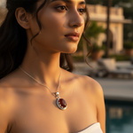 Load image into Gallery viewer, 925 Silver Carnelian Gemstone Pendant for Women | Gift Jewelry
