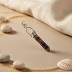 将图像加载到图库查看器中， Silver Fluorite Pendant | Natural Gemstone Jewelry for Women
