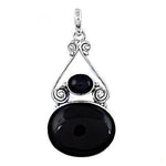 Load image into Gallery viewer, 925 Silver Onyx Pendant for Women | Gemstone Jewelry Gift
