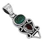 Load image into Gallery viewer, 925 Silver Gemstone Pendant for Women | Daily Wear Gift
