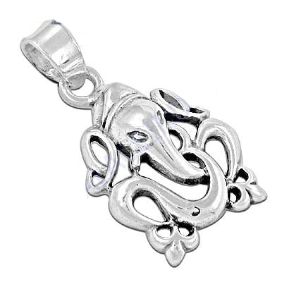 925 Silver Ganesha Pendant | Indian Religious Jewelry Gift