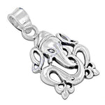 将图像加载到图库查看器中， 925 Silver Ganesha Pendant | Indian Religious Jewelry Gift
