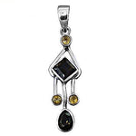 将图像加载到图库查看器中， 925 Silver Smoky Quartz Pendant for Women | Gemstone Jewelry

