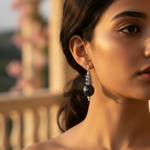 Load image into Gallery viewer, Colgante de plata con piedras preciosas azules | Regalo de joyería para mujer
