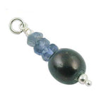 将图像加载到图库查看器中， Silver Pendant with Blue Gemstones | Women's Jewelry Gift
