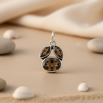 将图像加载到图库查看器中， 925 Silver Smoky Quartz Pendant for Women | Gemstone Jewelry
