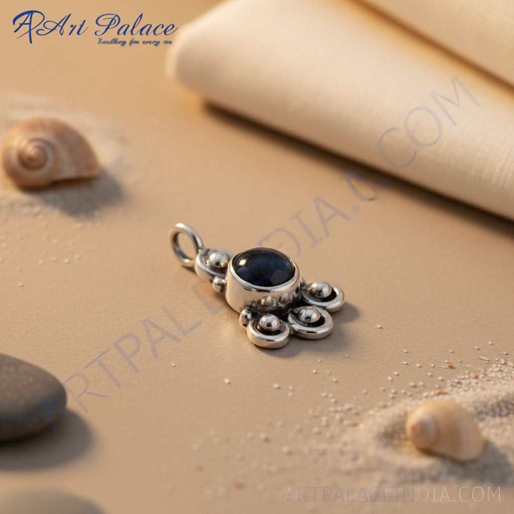 925 Silver Onyx Pendant for Women | Gemstone Jewelry Gift