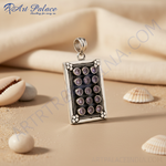 Load image into Gallery viewer, 925 Silver Amethyst Pendant for Women | Gemstone Jewelry Gift
