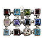 Load image into Gallery viewer, 925 Silver Multi-Gemstone Ring for Women | Statement Jewelry
