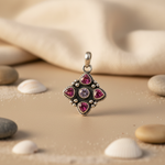 Load image into Gallery viewer, 925 Silver Garnet Gemstone Pendant for Women | Fine Jewelry
