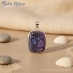 Load image into Gallery viewer, 925 Silver Composite Stone Pendant for Women | Gemstone Jewelry
