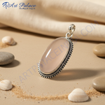 Load image into Gallery viewer, 925 Silver Pink Gemstone Pendant for Women | Elegant Jewelry
