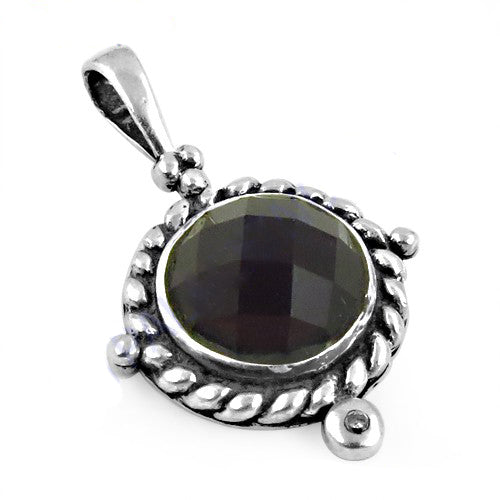 925 Silver Black Onyx Pendant for Women | Gemstone Jewelry