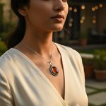 Load image into Gallery viewer, Colgante de ámbar en plata 925 para mujer | Joyería con piedras preciosas
