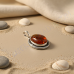 Load image into Gallery viewer, Colgante de ámbar en plata 925 para mujer | Joyería con piedras preciosas

