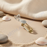 Load image into Gallery viewer, 925 Silver Citrine Quartz Pendant | Gemstone Jewelry for Women
