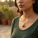 Load image into Gallery viewer, 925 Silver Black Stone Pendant | Women's Elegant Jewelry
