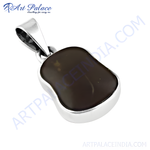 Load image into Gallery viewer, 925 sterling silver black stone pendant for women, elegant jewelry.
