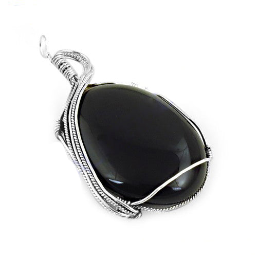 925 Silver Black Onyx Pendant for Women | Gemstone Jewelry