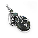 Load image into Gallery viewer, 925 Silver Labradorite Pendant for Women | Gemstone Jewelry
