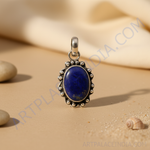 Load image into Gallery viewer, 925 Silver Lapis Lazuli Pendant for Women | Gemstone Jewelry
