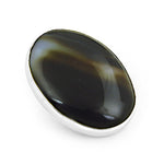 Load image into Gallery viewer, Silver Onyx Ring for Women | Gemstone Jewelry Gift
