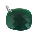 Load image into Gallery viewer, Green Onyx Cushion Pendant | 925 Silver | Women's Jewelry

